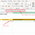 Add 6 Months to a Date in Excel