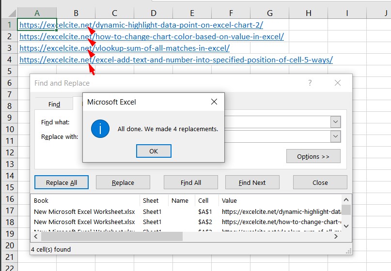 Excel Batch Find And Replace Specific Text In Hyperlinks