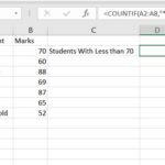 EXCEL COUNTIF function