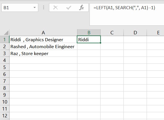 Excel Remove Characters After