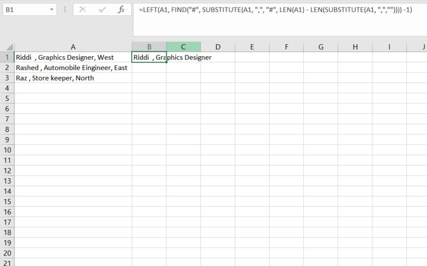 Excel Remove Characters After