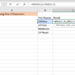 Excel Remove First Three Characters