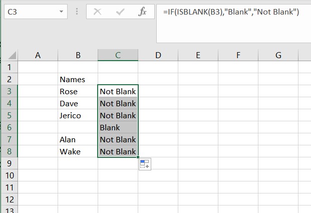 Counting Empty Cells in Excel