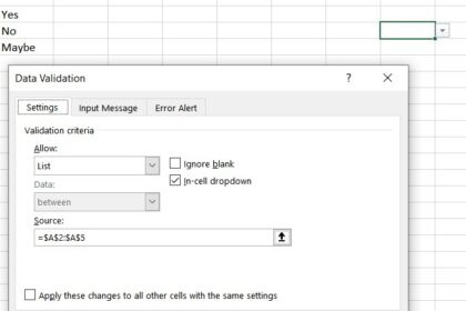 add blank as the first one option in Excel Data Validation List