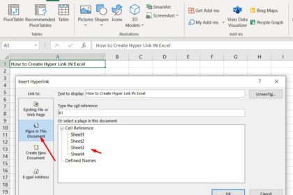 click the hyperlink in Excel to go to a specific page in a Word document