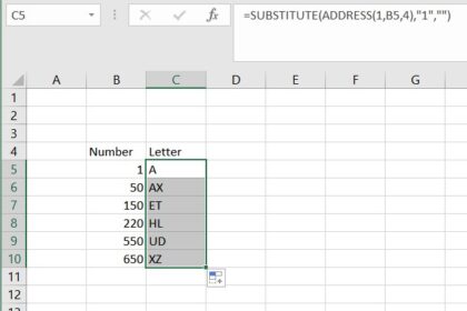 table array